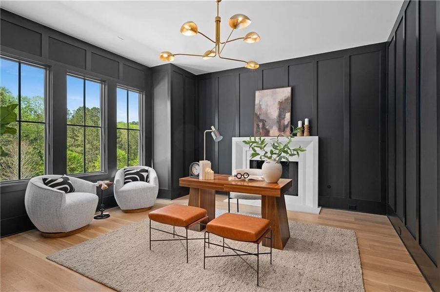 Furnished interior view inside a new home in , Milton (Image 28).