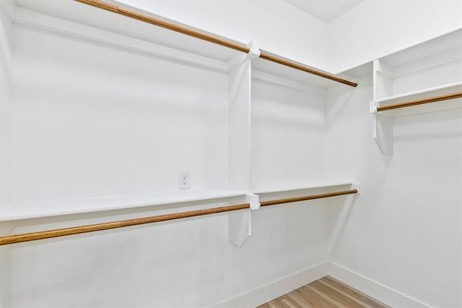 Primary Walk-in Closet.