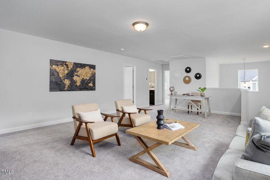 Furnished interior view inside a new home in Gregory Village, Lillington (Image 47). Furnished interior view inside a new home in Gregory Village, Lillington (Image 47).