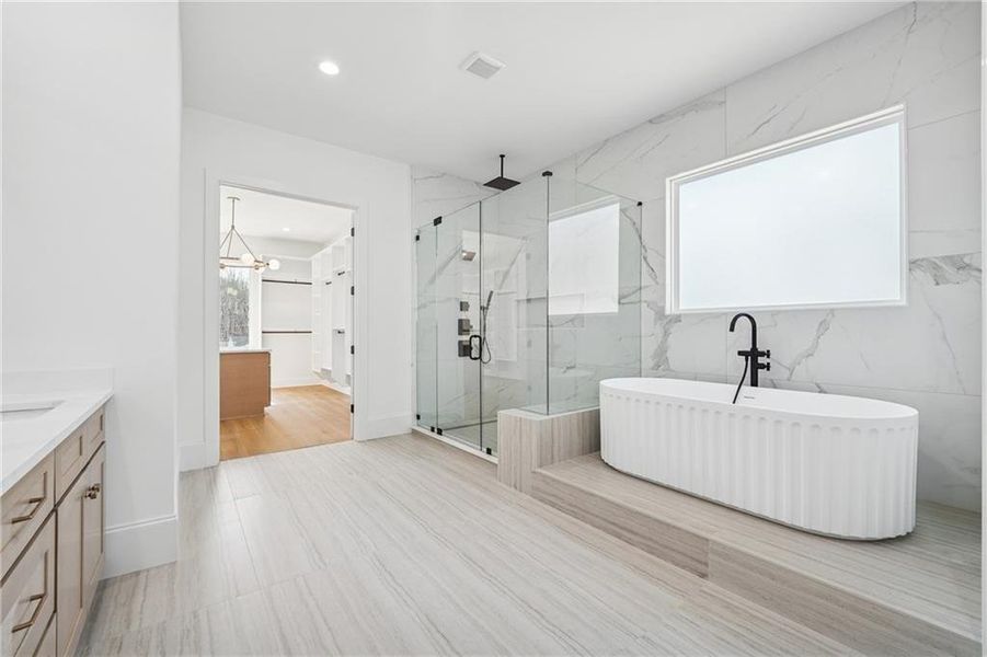 Furnished interior view inside a new home in , Dacula (Image 15).