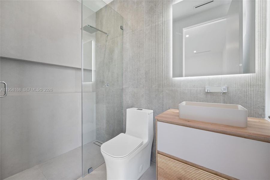 Furnished interior view inside a new home in , Miami (Image 10).