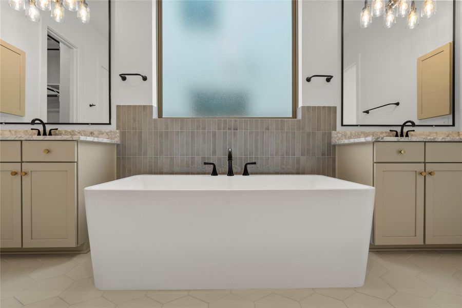 Furnished interior view inside a new home in Bridgeland 45', 50', 70', Cypress (Image 6).