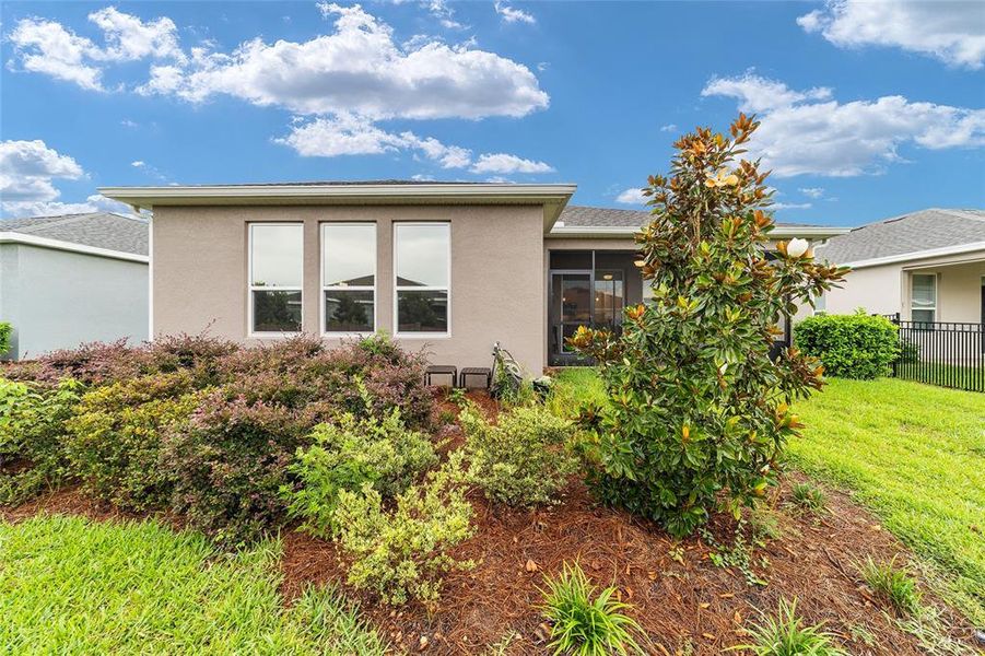 Front exterior of a new home in Ocala Preserve, Ocala, FL, highlighting curb appeal (Image 20).