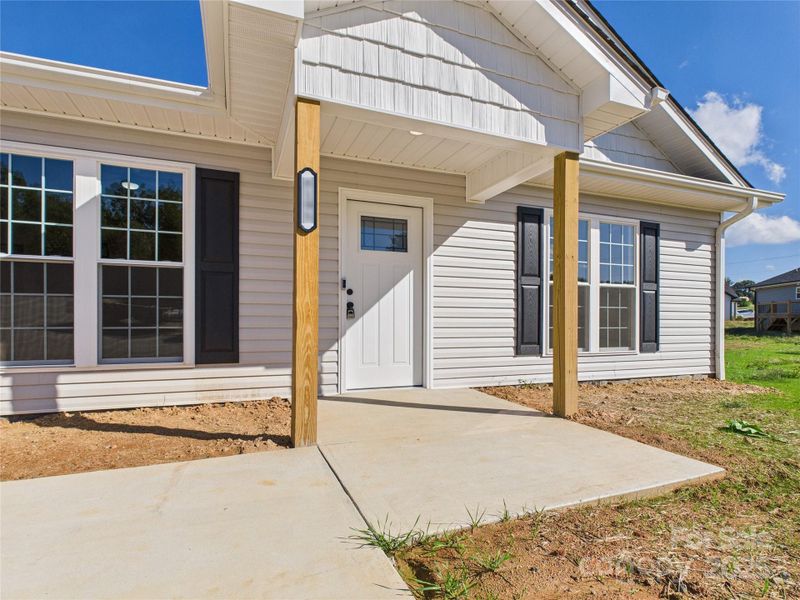 Exterior details and patio area of a home in , Connelly Springs (Image 23). Exterior details and patio area of a home in , Connelly Springs (Image 23).