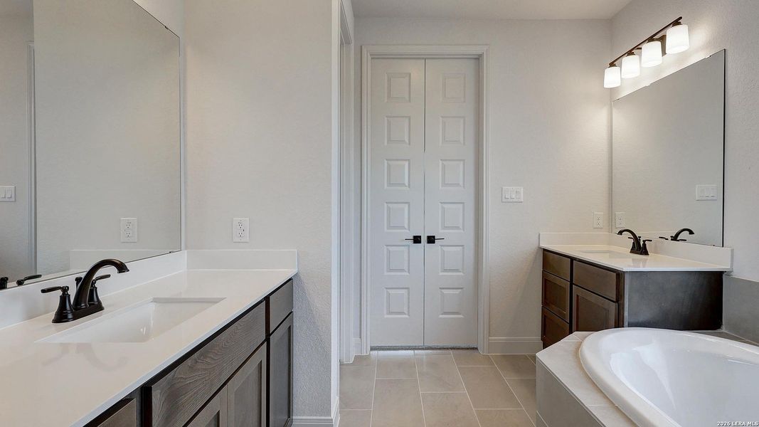 Furnished interior view inside a new home in Kallison Ranch, San Antonio (Image 8).