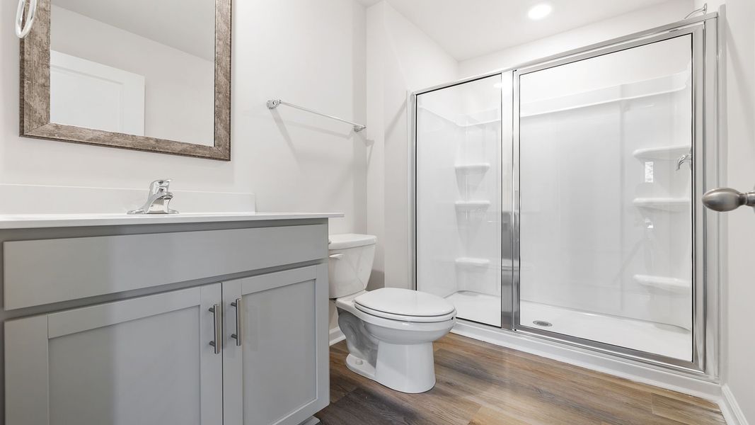 Furnished interior view inside a new home in Village Grove, Greenville (Image 8). Furnished interior view inside a new home in Village Grove, Greenville (Image 8).