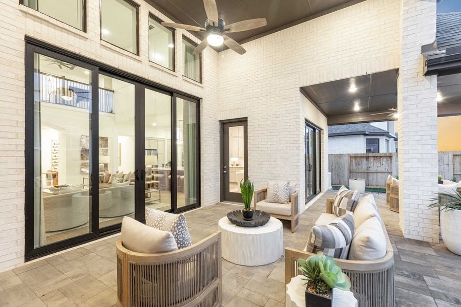 Representative Patio - some options shown