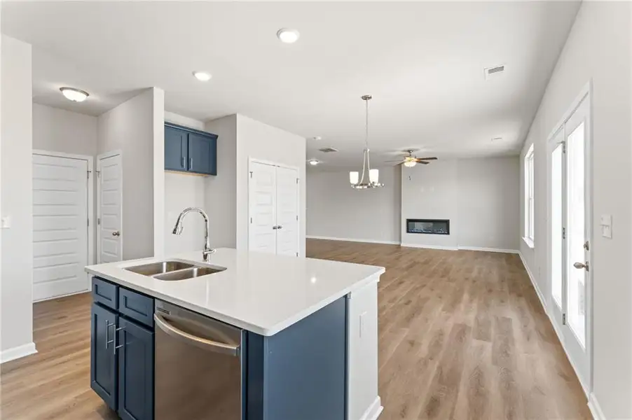 Furnished interior view inside a new home in Highland Park, Stonecrest (Image 3).