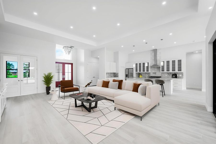 Furnished interior view inside a new home in , Stuart (Image 17).