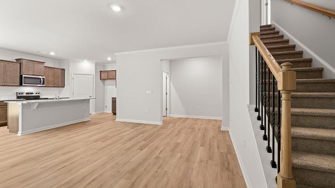 Spacious, unfurnished interior of a new home in Oconee Overlook Townhomes, Gainesville (Image 22).