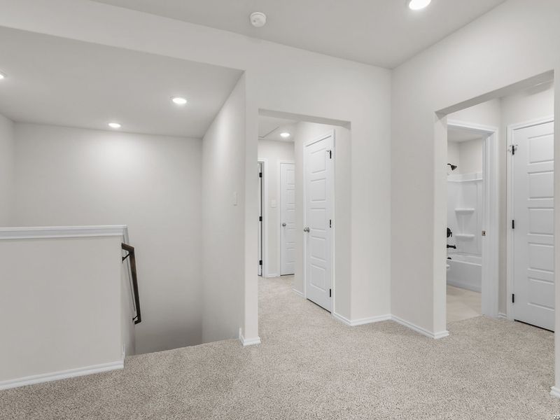 Spacious, unfurnished interior of a new home in Royal Crest, San Antonio (Image 32). Spacious, unfurnished interior of a new home in Royal Crest, San Antonio (Image 32).