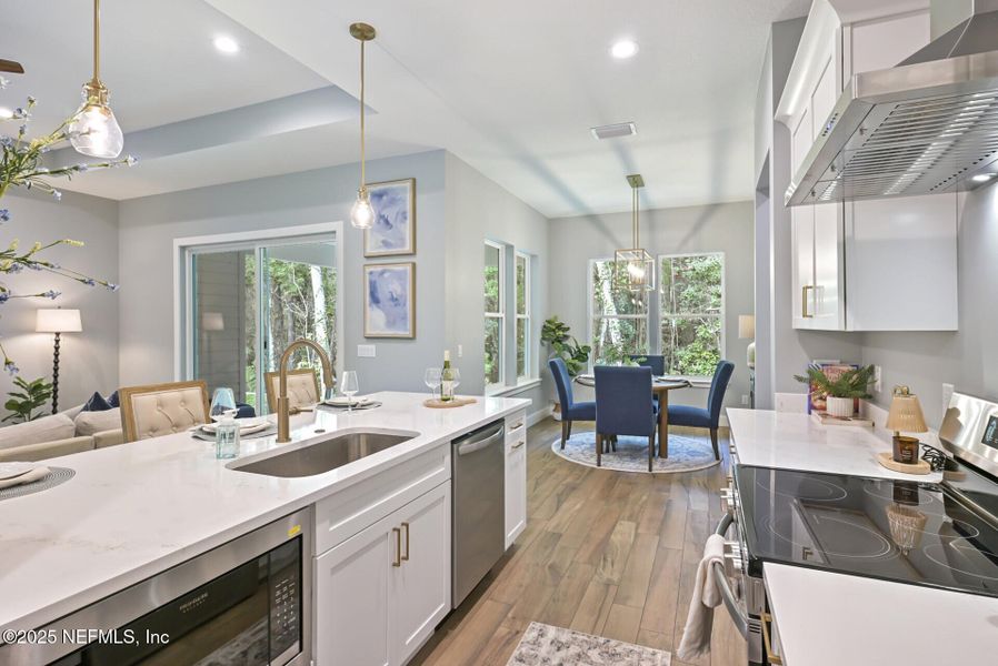Furnished interior view inside a new home in , Jacksonville (Image 54).