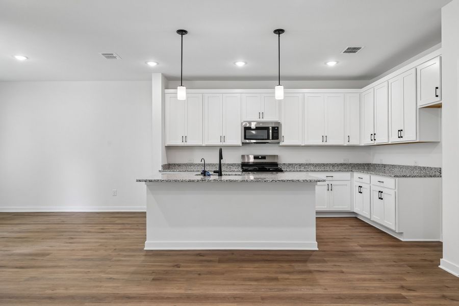 Representative furnished interior of a home built from the 4013 by Risewell Homes in Parkton Square, Kyle (Image 5).