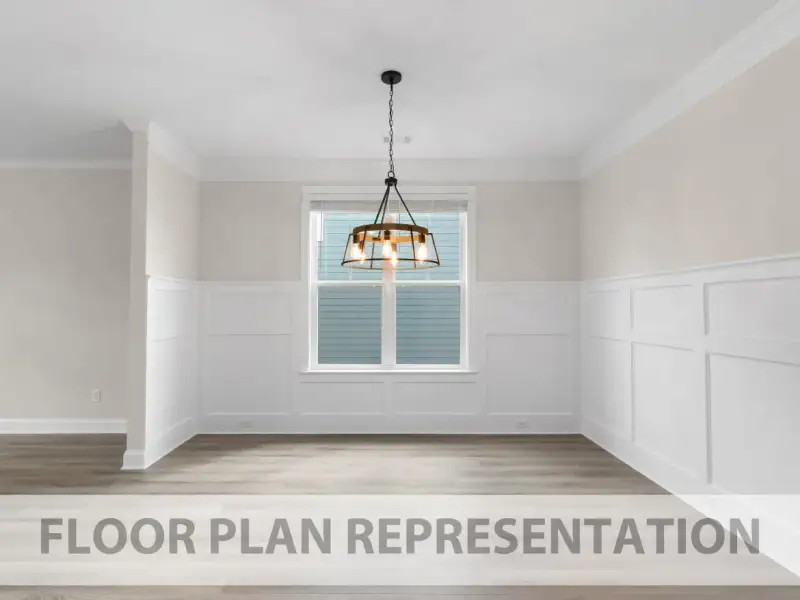 Spacious, unfurnished interior of a new home in Forrest Bluff, North Augusta (Image 8).