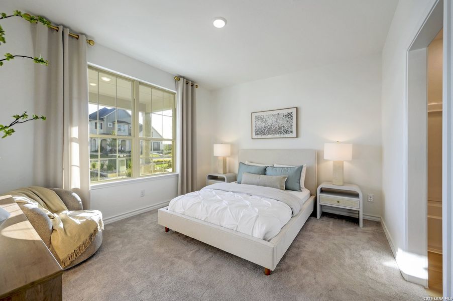 Furnished interior view inside a new home in Nopal Valley, San Antonio (Image 12).