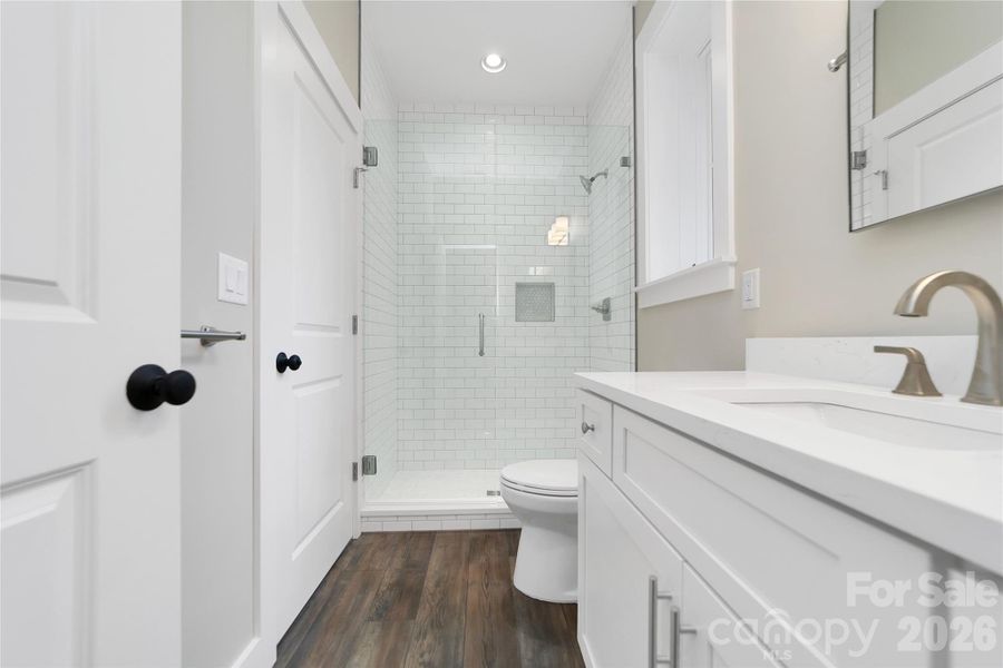 Furnished interior view inside a new home in , Pisgah Forest (Image 4).