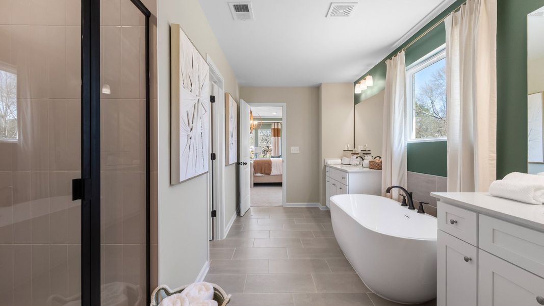 Representative furnished interior of a home built from the Stonefield by DRB Homes in Northcroft, Loganville (Image 46).