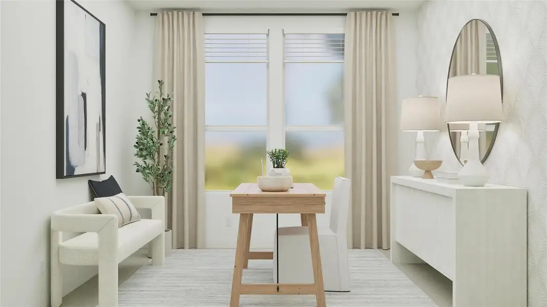 Sitting room featuring light colored carpet Sitting room featuring light colored carpet