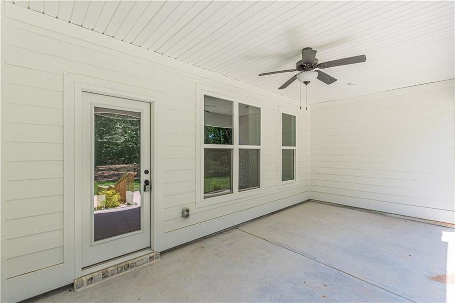 Exterior details and patio area of a home in , McDonough (Image 32).