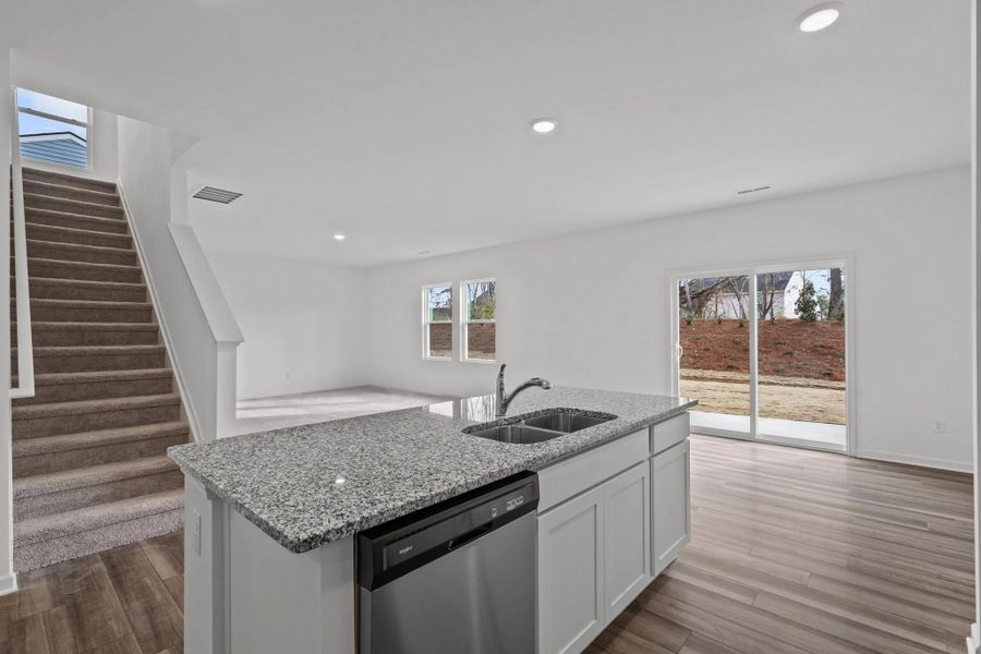 Furnished interior view inside a new home in Willow Springs, Buda (Image 8).