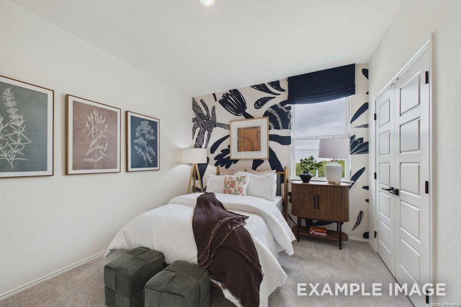 Furnished interior view inside a new home in Morgan Meadows, San Antonio (Image 32).