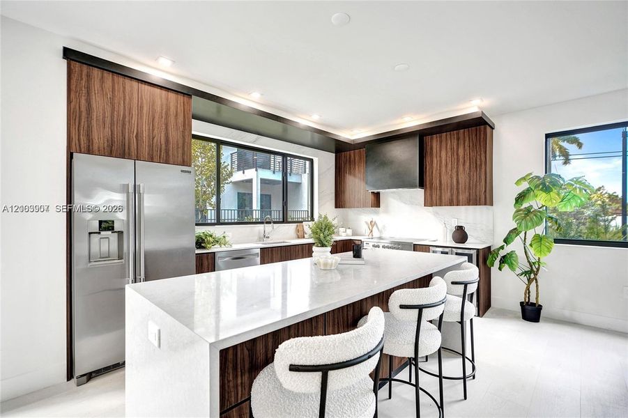 Furnished interior view inside a new home in , Dania Beach (Image 19).