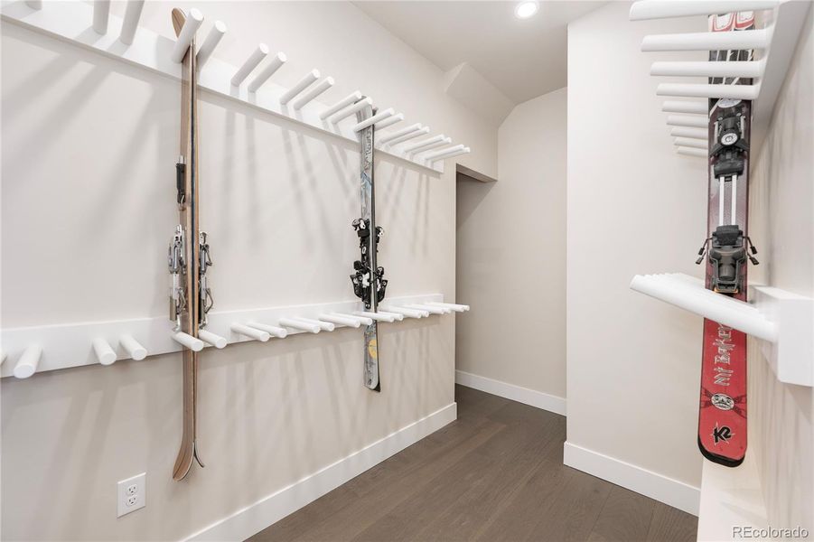Dedicated Ski Storage