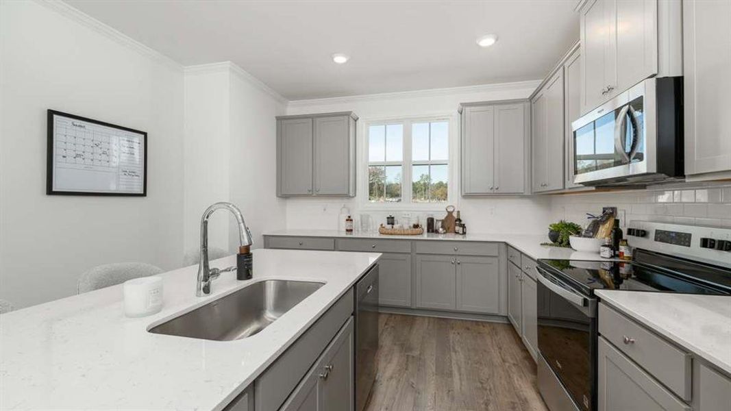 Furnished interior view inside a new home in Mableton Station, Mableton (Image 16).