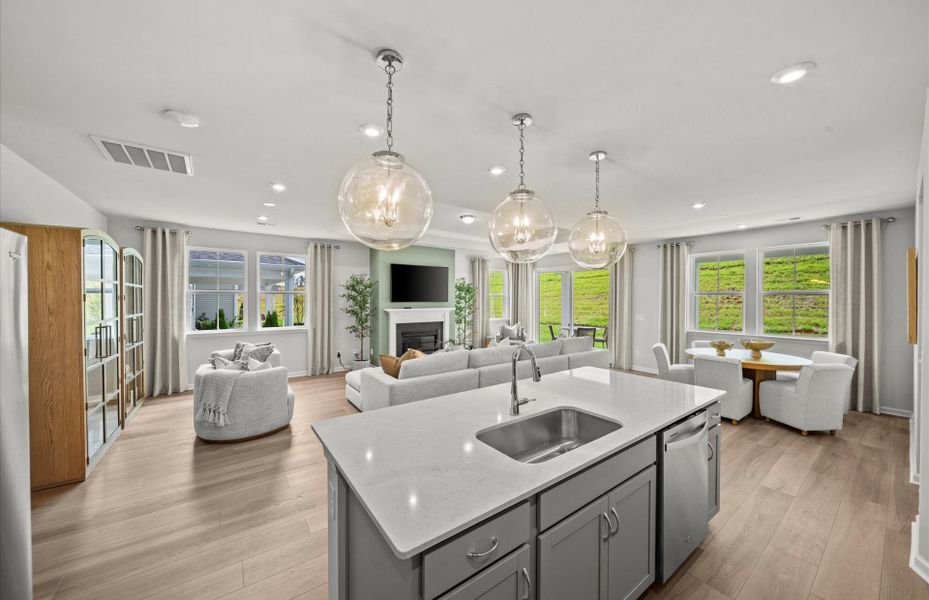 Furnished interior view inside a new home in Sweetwater Hills, Moore (Image 11).