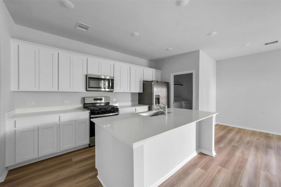 Furnished interior view inside a new home in Saint Tropez, Houston (Image 12). Furnished interior view inside a new home in Saint Tropez, Houston (Image 12).