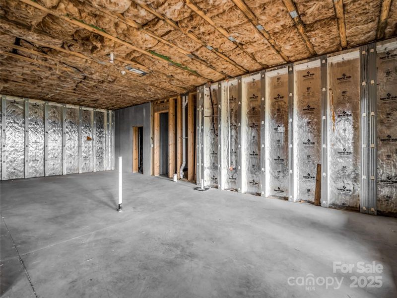 In-progress construction of a new home in , Mill Spring, NC (Image 27).