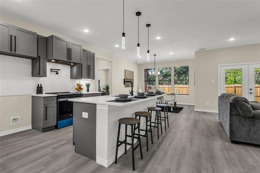 Furnished interior view inside a new home in , Gun Barrel City (Image 18).