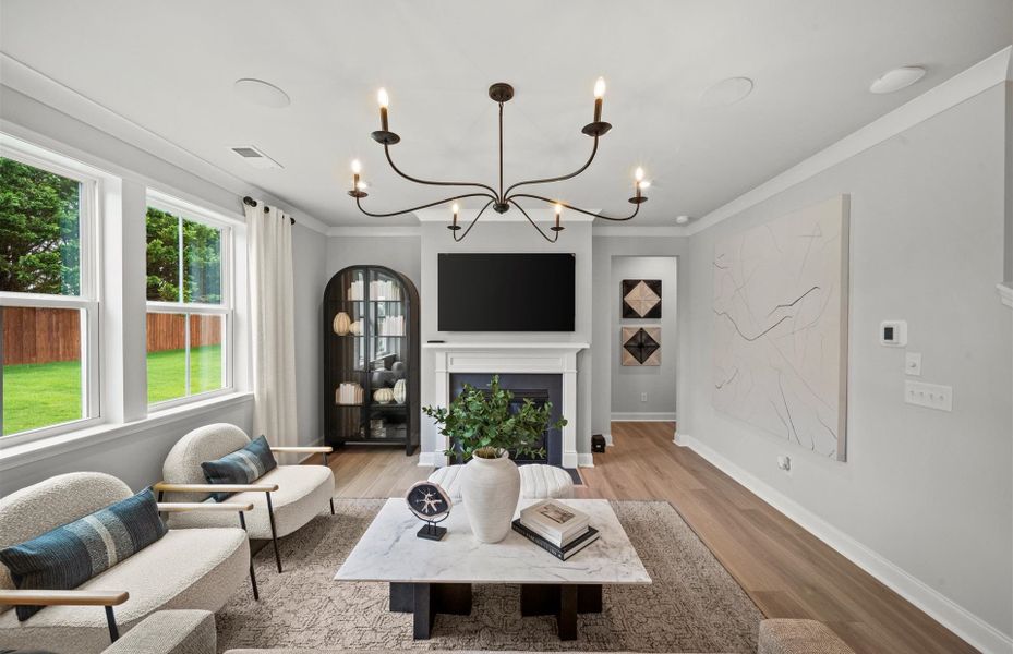 Furnished interior view inside a new home in Fox Hollow, Spartanburg (Image 10). Furnished interior view inside a new home in Fox Hollow, Spartanburg (Image 10).