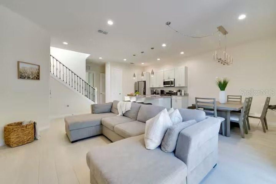 Furnished interior view inside a new home in , Kissimmee (Image 7). Furnished interior view inside a new home in , Kissimmee (Image 7).