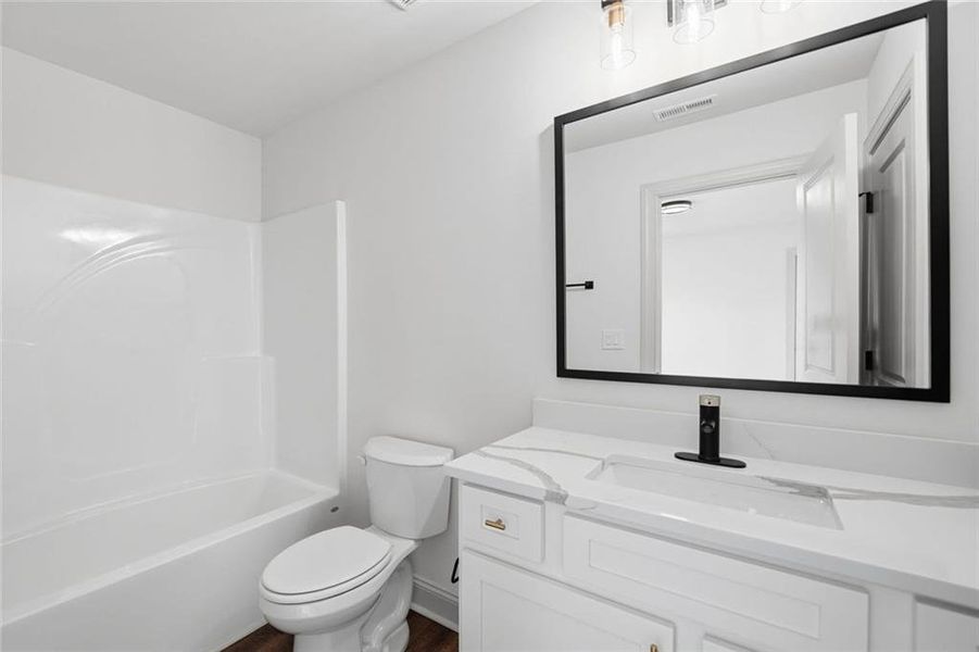 Furnished interior view inside a new home in , Dawsonville (Image 21).