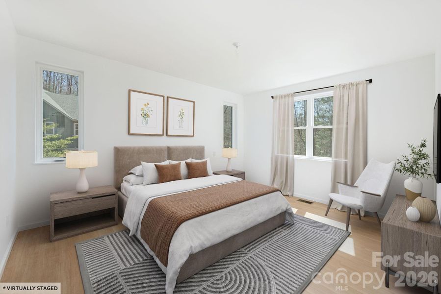 Furnished interior view inside a new home in , Flat Rock (Image 10).