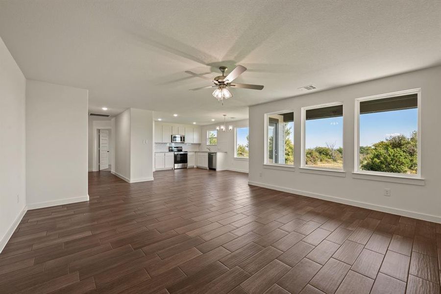 Spacious, unfurnished interior of a new home in Gatlin Ranch, Springtown (Image 21). Spacious, unfurnished interior of a new home in Gatlin Ranch, Springtown (Image 21).