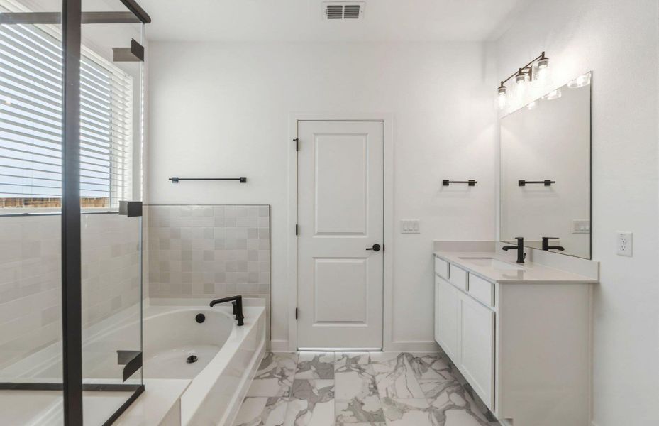 Furnished interior view inside a new home in Sunfield, Buda (Image 11). Furnished interior view inside a new home in Sunfield, Buda (Image 11).