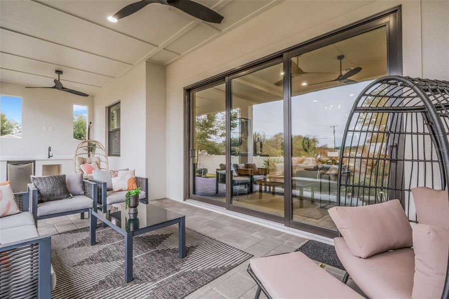 Exterior details and patio area of a home in , Lakeland (Image 31).