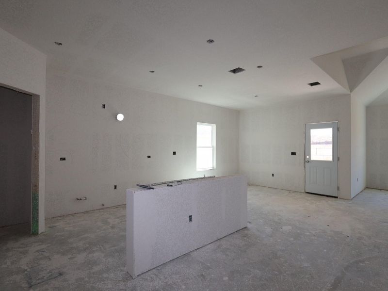 In-progress construction of a new home in Cascades at Onion Creek, Austin, TX (Image 8).