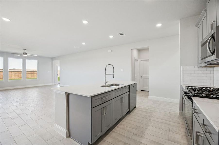 Furnished interior view inside a new home in Santorini, Seagoville (Image 3).