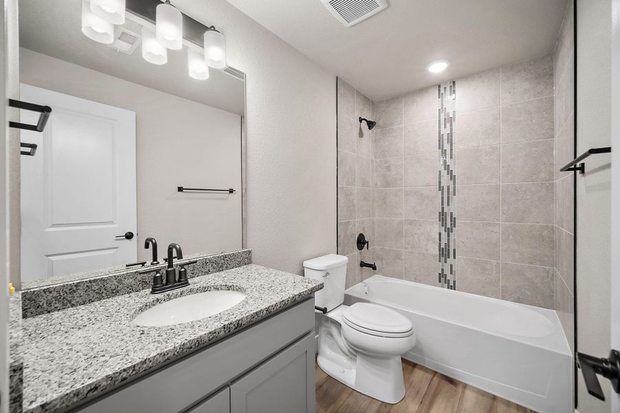 Furnished interior view inside a new home in The Glen, Colorado Springs (Image 13). Furnished interior view inside a new home in The Glen, Colorado Springs (Image 13).