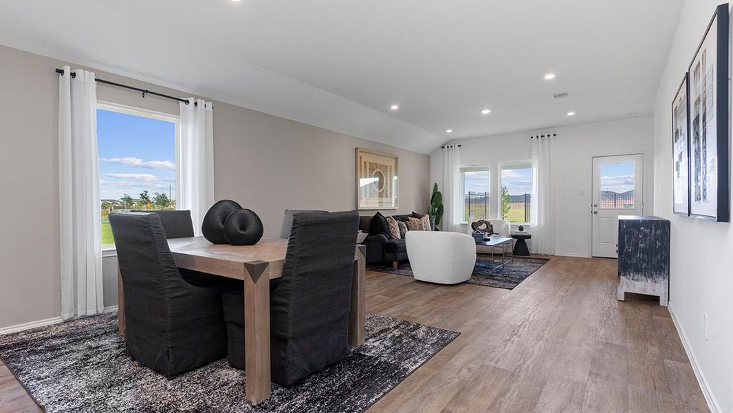 Furnished interior view inside a new home in Tamarron, Fulshear (Image 10).