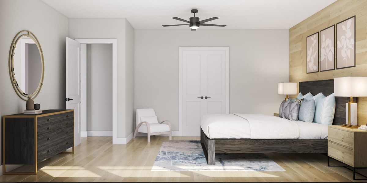 Representative furnished interior of a home built from the Veneto by Tri Pointe Homes in Legacy Grove, Montgomery (Image 14).