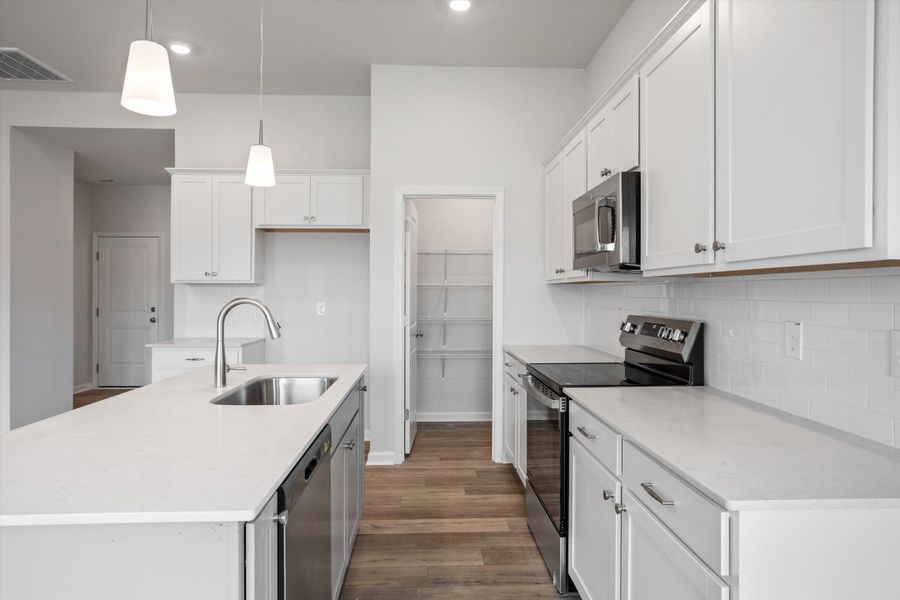 Furnished interior view inside a new home in Cambridge Reserve, Angier (Image 9).
