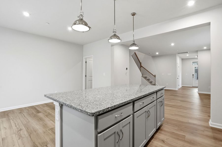 Furnished interior view inside a new home in Hedgecliff Townes, Kannapolis (Image 6). Furnished interior view inside a new home in Hedgecliff Townes, Kannapolis (Image 6).
