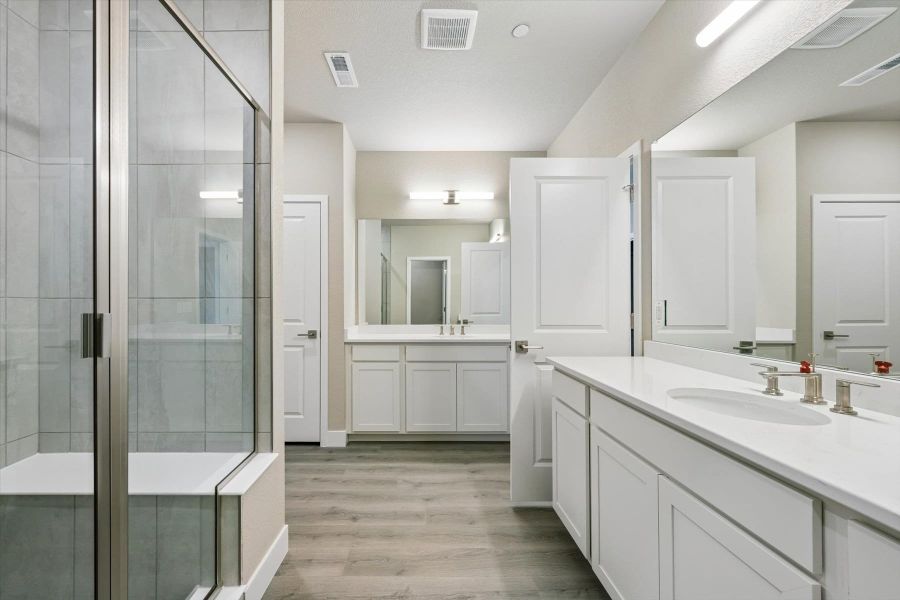 Furnished interior view inside a new home in Baseline Lakes – Brighton, Brighton (Image 11).