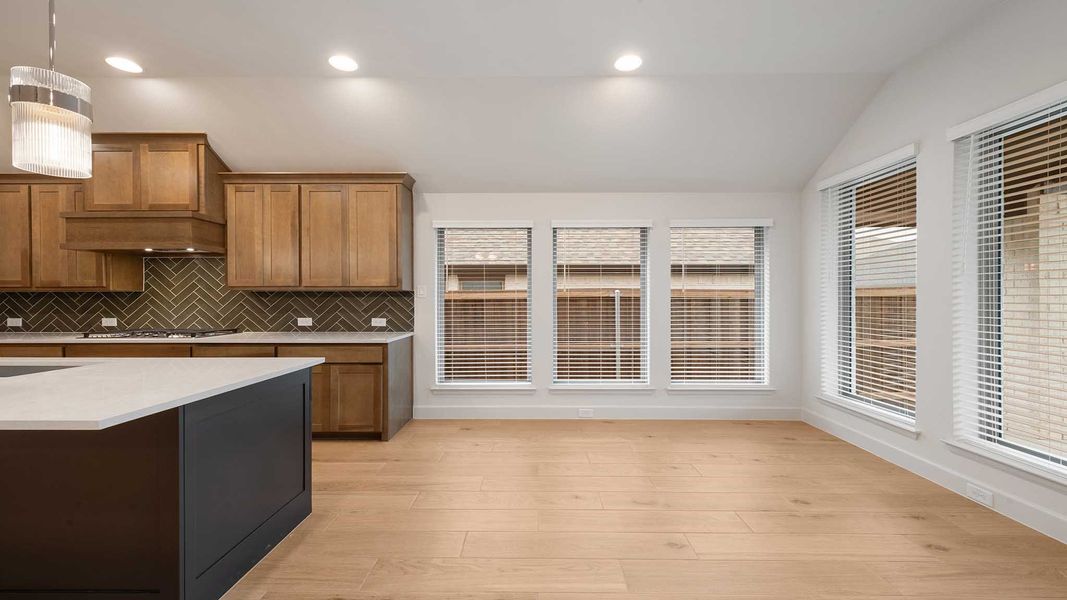 Representative furnished interior of a home built from the 2619W by Perry Homes in Crosswinds, Niederwald (Image 7).
