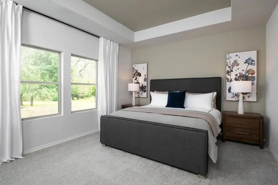Representative furnished interior of a home built from the Cassidy by Ashton Woods in Saddlebrook Ranch, Schertz (Image 11).