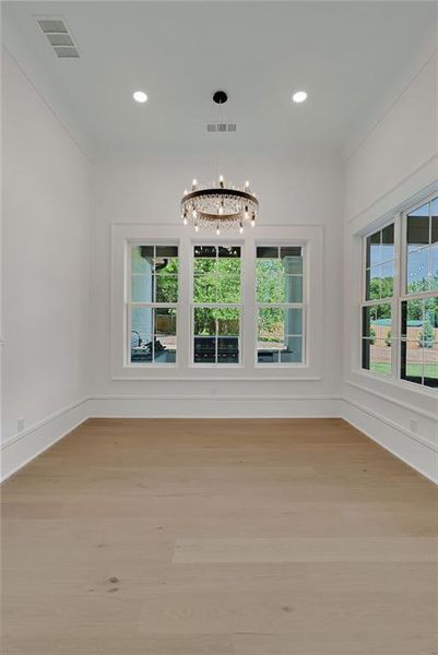 Spacious, unfurnished interior of a new home in , Monroe (Image 131).